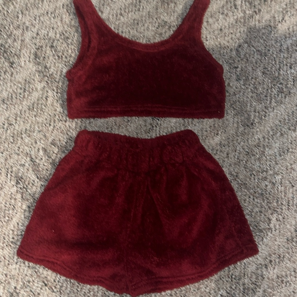 SHEIN Two Piece Fluffy Set